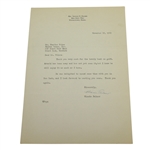 Winnie Palmer Signed Letter to Charles Price - November 12, 1962 JSA ALOA