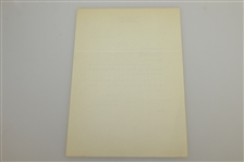 Winnie Palmer Signed Letter to Charles Price - November 12, 1962 JSA ALOA
