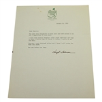 Hazel Salmon Signed Letter to Charles Price - January 26, 1983 JSA ALOA