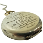 Archie Compston's 1925 British Open Championship Runner-Up Gifted Silver Pocket Watch