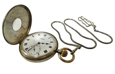 Archie Compston's 1925 British Open Championship Runner-Up Gifted Silver Pocket Watch