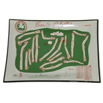 Evanston Golf Club Course Map Aerial View Tray/Dish - Skokie, Il.