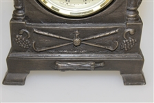 Classic Royal Tara Golf Themed Carriage Clock by Artist Rick Lewis - Works