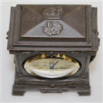 Classic Royal Tara Golf Themed Carriage Clock by Artist Rick Lewis - Works