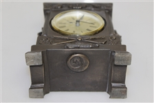 Classic Royal Tara Golf Themed Carriage Clock by Artist Rick Lewis - Works