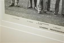 Leading Professionals of the Year Print - Golf Illustrated Christmas 1902 w/ Taylor, Vardon & Braid etc.
