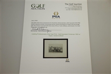 Leading Professionals of the Year Print - Golf Illustrated Christmas 1902 w/ Taylor, Vardon & Braid etc.