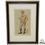 Horace Hutchison Vanity Fair/Spy Illustration Framed Piece