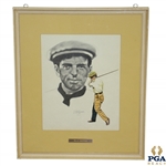 Willie Anderson Original Charcoal And Watercolor Artwork by Artist J. McQueen