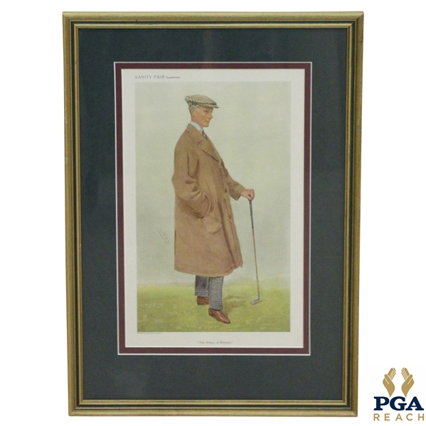 The Prince Of Princes Vanity Fair/Spy Illustration Framed Composition