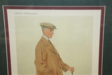 'The Prince Of Prince's' Vanity Fair/Spy Illustration Framed Composition
