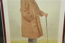 'The Prince Of Prince's' Vanity Fair/Spy Illustration Framed Composition