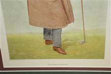 'The Prince Of Prince's' Vanity Fair/Spy Illustration Framed Composition