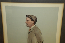 1903 'Hoylake' Harold Horsfall Hilton Golfer Illustration For Vanity Fair / Spy Magazine
