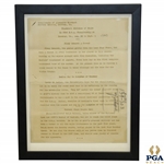 1940 PGA Championship at Hershey CC Thumbnail Sketches of Stars Original Press Release - Demaret, Dudley & Guldahl Content