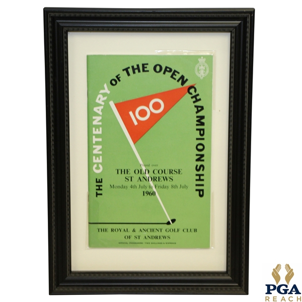 1960 Open Championship at St Andrews Program - Kel Nagle Wins Centennial Open 
