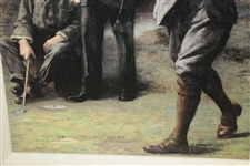 The Great Triumvirate Print on Canvas - JH Taylor, Harry Vardon & James Braid