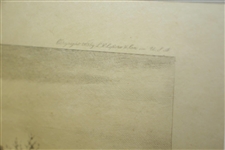 'The Stymie' 1917 Print Signed in Pencil By W. Dendy Sadler - Engraved By James Dobie & Published In London LH Lefevre & Songs