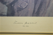 1970 Tom Morris with Club & Pipe Framed 'The Old Golf Shop' Print Ltd Ed 424/500 