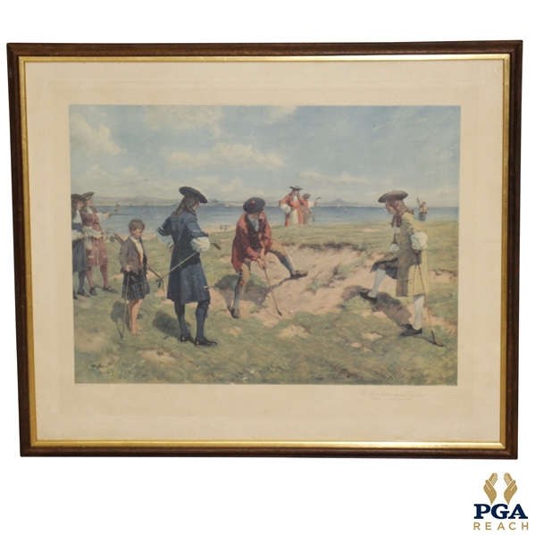First International Foursome - Played on Leith Links in 1682 by Allan Stewart Circa 1911