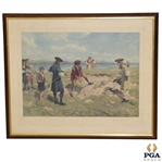 First International Foursome - Played on Leith Links in 1682 by Allan Stewart Circa 1911