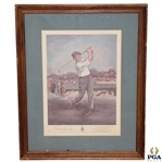 1972 Bobby Jones Ltd Ed. Print by The Old Golf Shop Feat. Merion Cricket Club - 400/1000