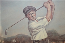 1972 Bobby Jones Ltd Ed. Print by 'The Old Golf Shop' Feat. Merion Cricket Club - 400/1000