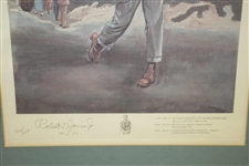 1972 Bobby Jones Ltd Ed. Print by 'The Old Golf Shop' Feat. Merion Cricket Club - 400/1000