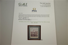 1972 Bobby Jones Ltd Ed. Print by 'The Old Golf Shop' Feat. Merion Cricket Club - 400/1000