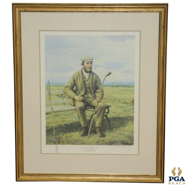 Willie Park Sr. Litho, Signed by Artist Arthur Weaver - 18/250