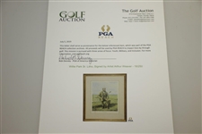 Willie Park Sr. Litho, Signed by Artist Arthur Weaver - 18/250