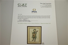 'The Caddie of William Innes' by Wayne Weythorne - Signed And Dated 1977
