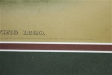 'Golfing 1820' Print by Tom Browne Published by Lawrence & Gelicoe Johnny Walker Ad - London