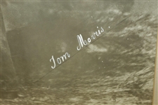 Old Tom Morris Sepia Print By 'The Seashore' - Handwritten In White Ink 'Tom Morris'
