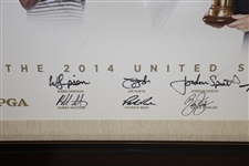 2014 Ryder Cup Team Signed Canvas by T. Watson, Spieth, Mickelson, Fowler, Reed Etc. JSA ALOA