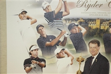 2014 Ryder Cup Team Signed Canvas by T. Watson, Spieth, Mickelson, Fowler, Reed Etc. JSA ALOA