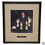 Tiger Woods Foundation Photo Presentation Of Tiger & His Major Trophies Including US Amateur
