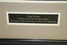 Tiger Woods Foundation Photo Presentation Of Tiger & His Major Trophies Including US Amateur