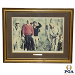 Palmer, Nicklaus, Player & Watson - Great Four in the Desert/Skins Game Signed by Bryan Morgan Photo