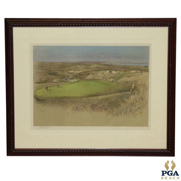 Eyre & Spottiswoode British Golf Print Signed by Artist