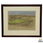Eyre & Spottiswoode British Golf Print Signed by Artist