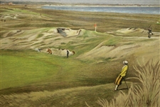 Eyre & Spottiswoode British Golf Print Signed by Artist
