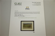 Eyre & Spottiswoode British Golf Print Signed by Artist