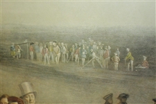 'The Golfers' Engraving Print - Matches Played Over St. Andrews by Artists Charles Lee & Chas. E. Wagstaffe 