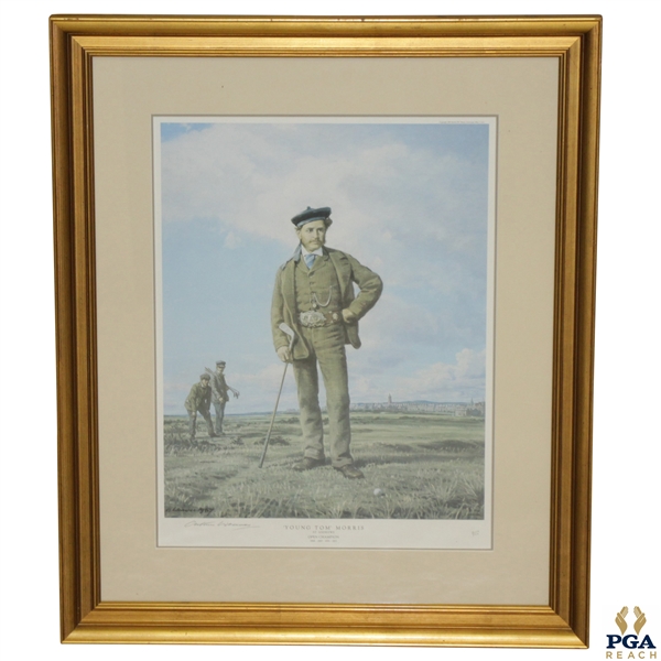 Young Tom Morris Ltd Ed Print by Artist Arthur Weaver  St Andrews Open Champion - 219/650