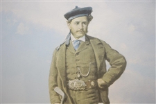 Young Tom Morris Ltd Ed Print by Artist Arthur Weaver  St Andrews Open Champion - 219/650