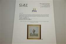 Young Tom Morris Ltd Ed Print by Artist Arthur Weaver  St Andrews Open Champion - 219/650