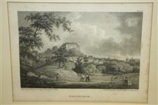 Edinburgh Circa 1798 Golf Engraving By J Walker From F. Nicholson Drawing