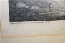 Edinburgh Circa 1798 Golf Engraving By J Walker From F. Nicholson Drawing