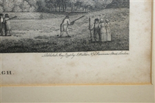 Edinburgh Circa 1798 Golf Engraving By J Walker From F. Nicholson Drawing